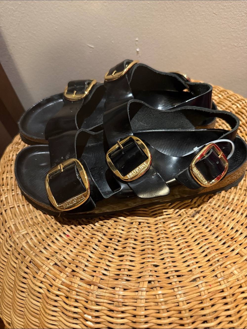 Birkenstock
Women's Milano High Shine Big Buckle Sandals